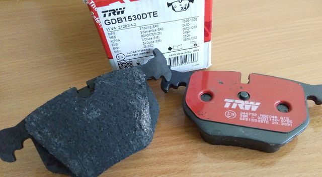 Тормозные колодки TRW DTEC COTEC задние для BMW X3 I (E83) 2003-2011. Артикул GDB1530DTE
