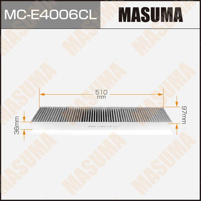 Салонный фильтр Masuma. Артикул MC-E4006CL