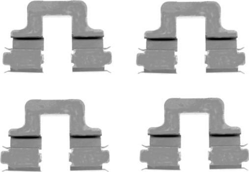 Комплектующие, колодки дискового тормоза Mintex. Артикул MBA1606