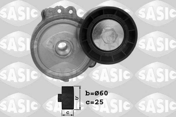 Натяжной ролик (натяжитель) приводного клинового зубчатого ремня Sasic. Артикул 1620013