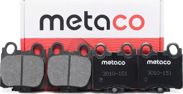Колодки тормозные задние дисковые к-кт (Metaco) Metaco. Артикул 3010151