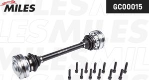 Полуось (привод в сборе, приводной вал) Miles задняя задняя правая/левая для BMW 5 III (E34) 1987-1996. Артикул GC00015