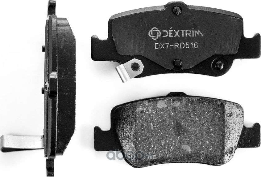 Колодки тормозные задние (Dextrim). Артикул DX7RD516