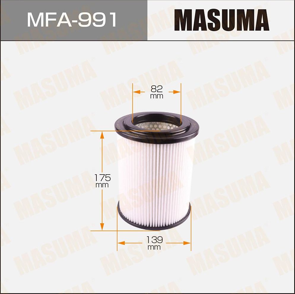 Воздушный фильтр Masuma. Артикул MFA-991