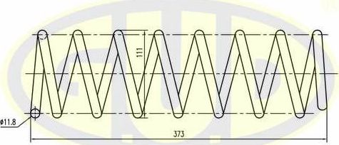 Пружина подвески G.U.D.. Артикул GCS227620