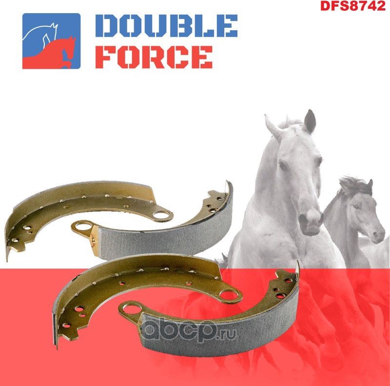 Колодки тормозные барабанные Double Force. Артикул DFS8742
