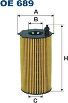 Масляный фильтр Filtron. Артикул OE 689
