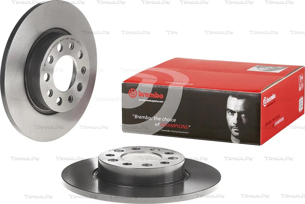 Тормозной диск Brembo UV Coated задний для Alfa Romeo Brera 2006-2011. Артикул 08.9364.21