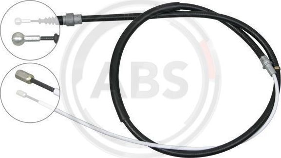 Трос ручника (тросик ручного тормоза) ABS. Артикул K18586