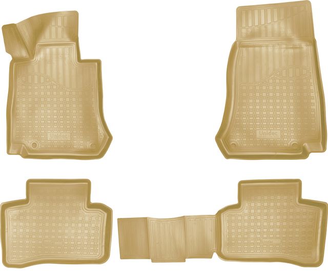 Коврики Норпласт для салона Mercedes-Benz GLC-Класс X253 2015-2026 БЕЖЕВЫЕ. Артикул NPA11-C56-525-B