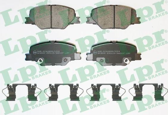 Тормозные колодки LPR. Артикул 05P2107K