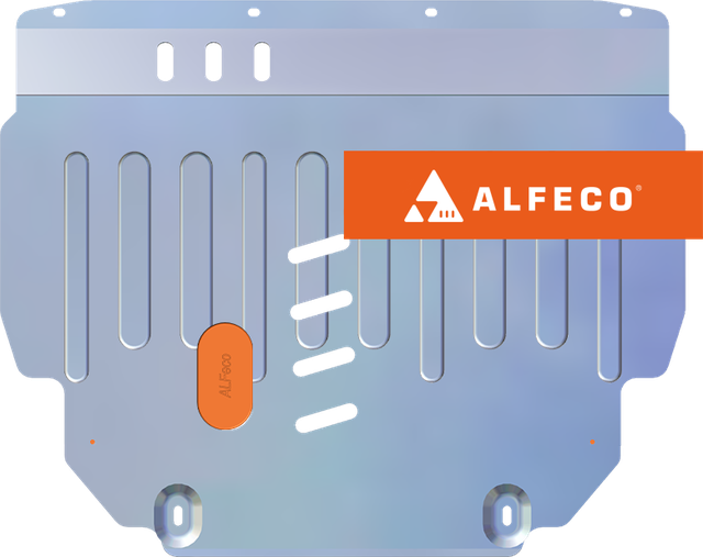 Защита алюминиевая Alfeco для картера и КПП FAW Besturn X40 2019-2026. Артикул ALF.47.04al