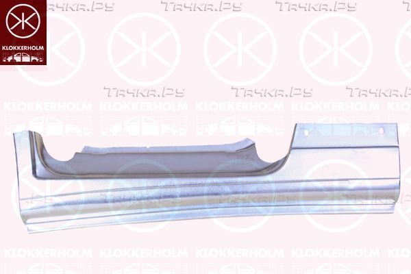 Пороги Klokkerholm передний левый для Fiat Ducato III 2006-2026. Артикул 2097041