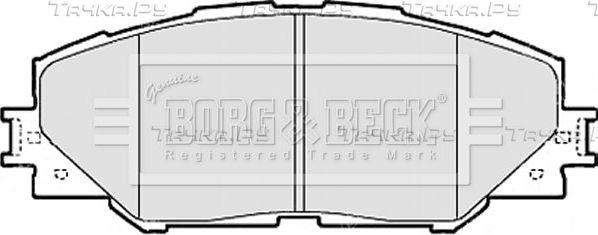 Тормозные колодки Borg & Beck. Артикул BBP2079
