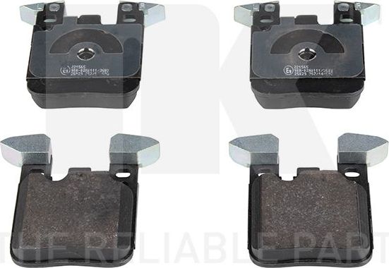 Тормозные колодки NK. Артикул 221565