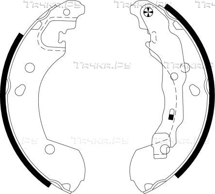 Тормозные колодки Mintex задние для Nissan Micra K12 2003-2010. Артикул MFR535