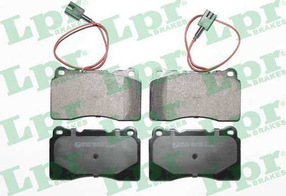 Тормозные колодки LPR передние для Alfa Romeo 166 I 2000-2007. Артикул 05P1393