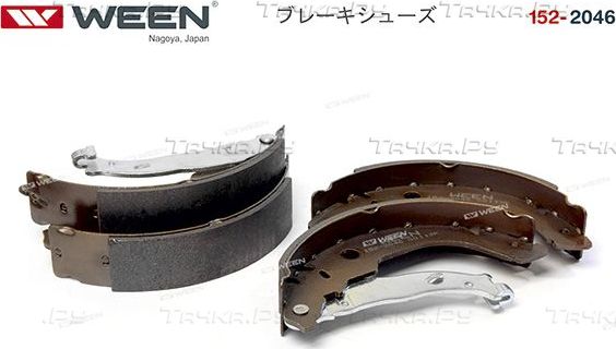 Тормозные колодки WEEN задние для Peugeot 207 I 2006-2015. Артикул 152-2046