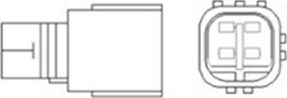 Лямбда-зонд (кислородный датчик) Magneti Marelli для Citroen C1 I 2005-2014. Артикул 466016355113