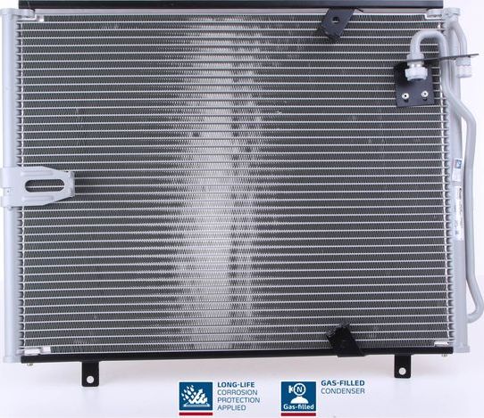 Радиатор кондиционера (конденсатор) Nissens (алюминий) для BMW 7 II (E32) 1985-1994. Артикул 94158