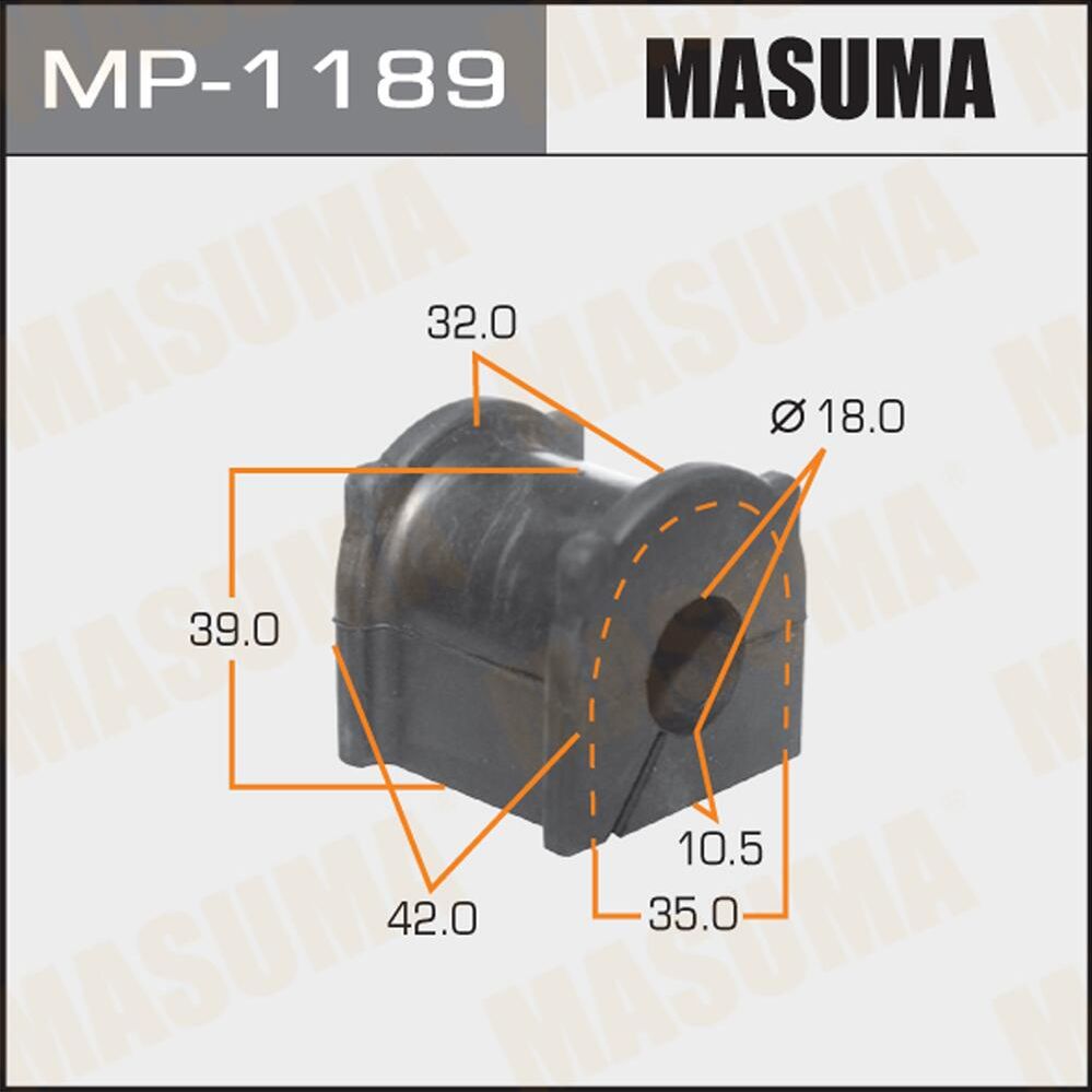 Втулки стабилизатора Masuma задние для Toyota 4Runner V 2010-2026. Артикул MP-1189