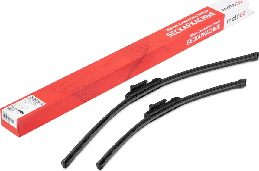 Щетки стеклоочистителя (к-кт) 600/400мм (Metaco). Артикул 9502036