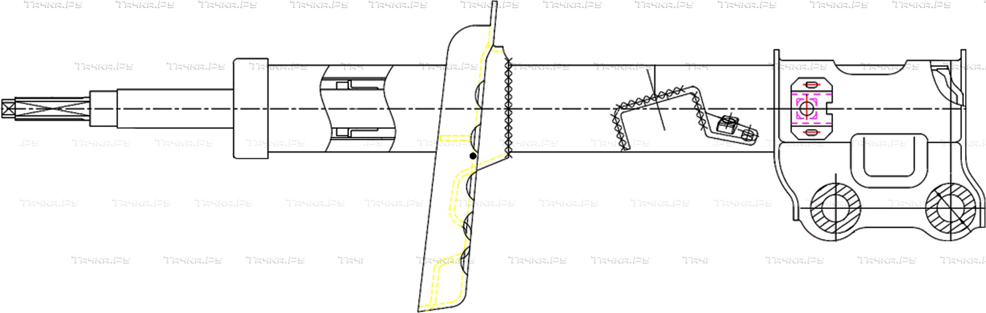 Амортизатор CTR. Артикул GY1463G