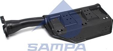 Кронштейн крыла Sampa задний левый для Scania 4 1995-2008. Артикул 1840 0341