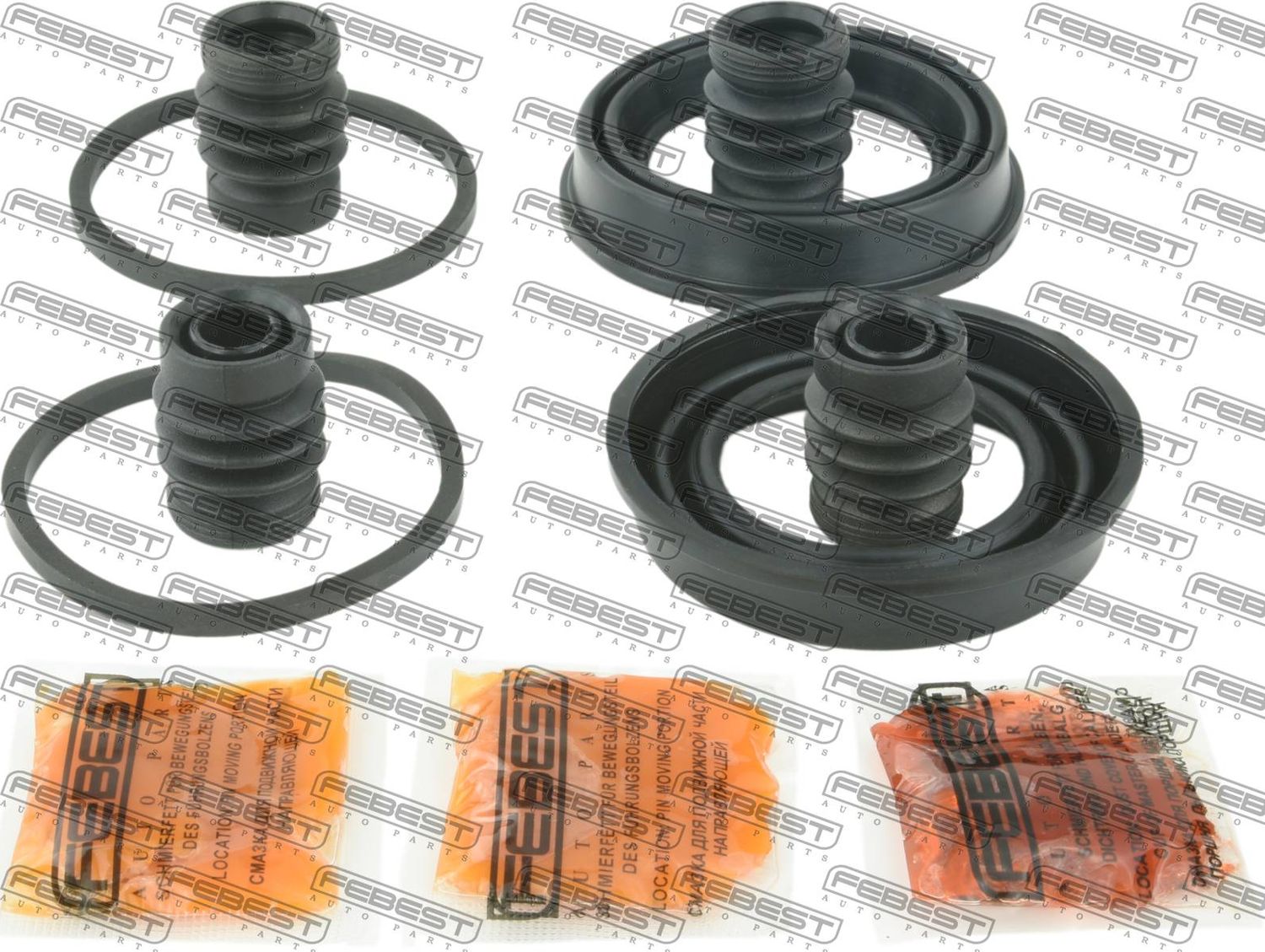 Ремкомплект тормозного суппорта Febest. Артикул 0575-BMF