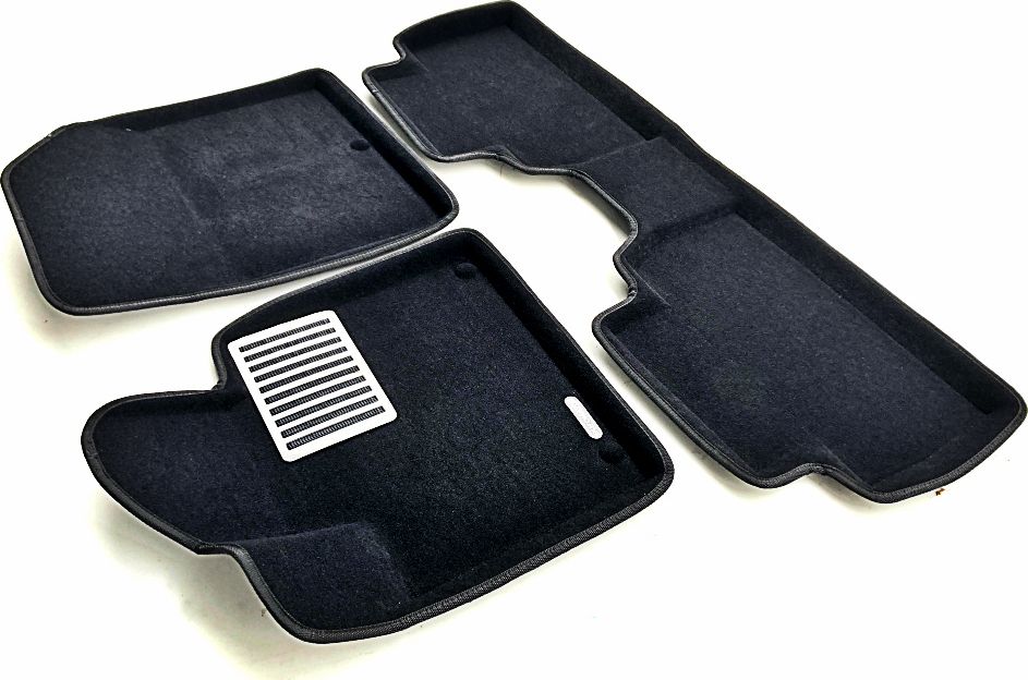 Коврики текстильные Euromat 3D Lux для салона Hyundai Santa Fe IV 2018-2026. Артикул EM3D-002704