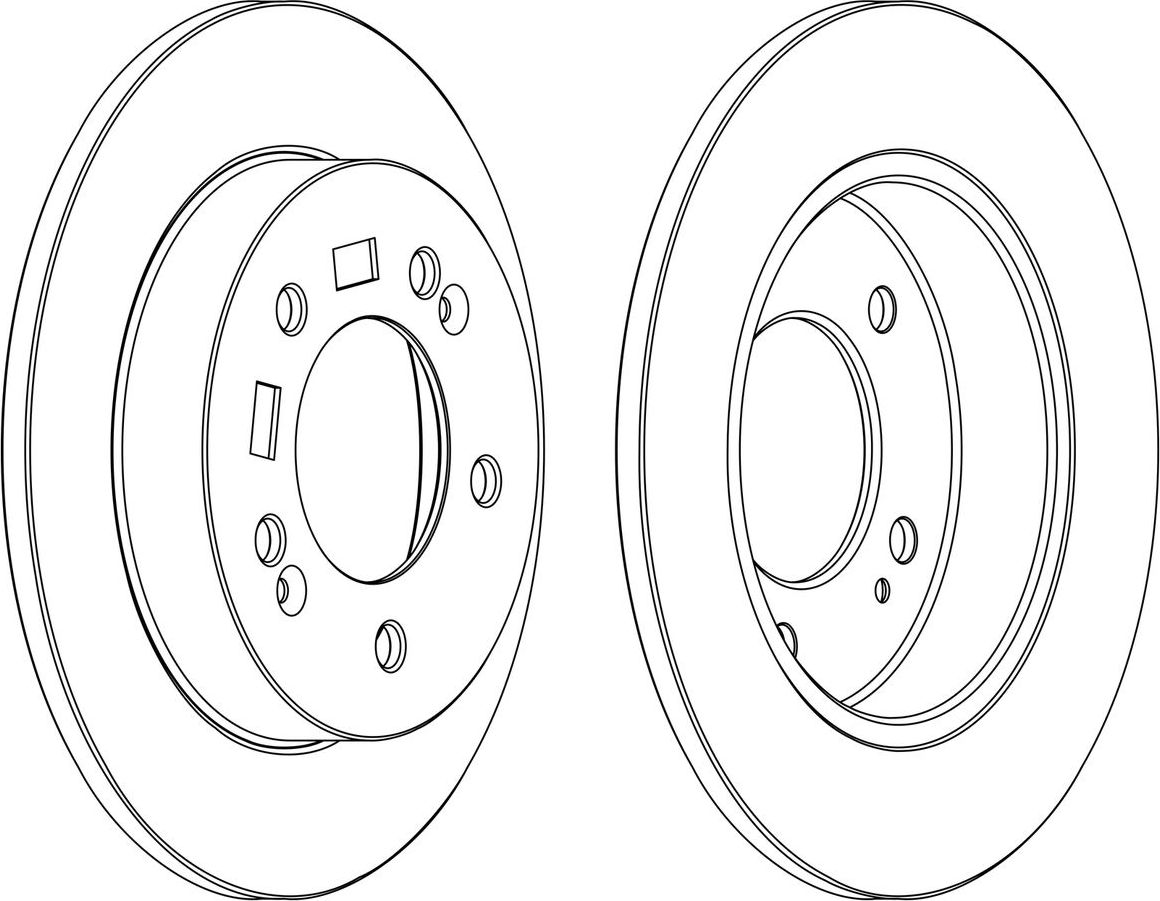 Тормозной диск Ferodo Premier. Артикул DDF1874C