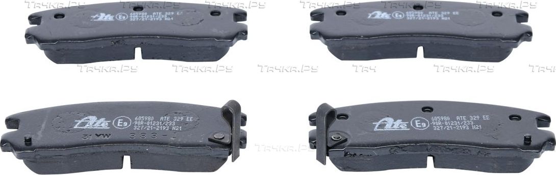 Тормозные колодки ATE задние для Mitsubishi Sapporo II 1987-1990. Артикул 13.0460-5980.2