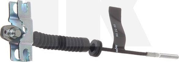 Трос ручника (тросик ручного тормоза) NK для Nissan Micra K11 1992-2000. Артикул 902255