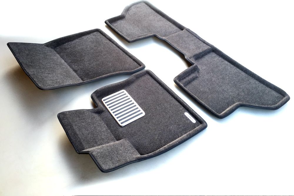 Коврики текстильные Euromat 3D Lux для салона BMW X5 E70 2007-2013 Темно-серые. Артикул EM3D-001212G