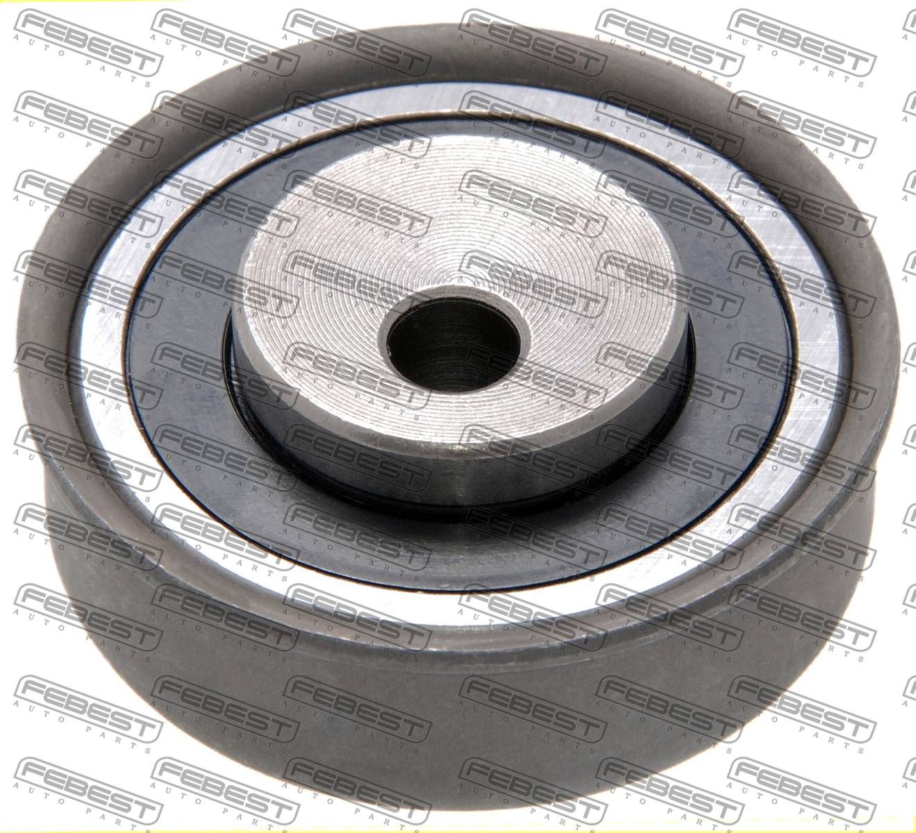 Натяжной ролик (натяжитель) приводного поликлинового ремня Febest. Артикул 0487-EA