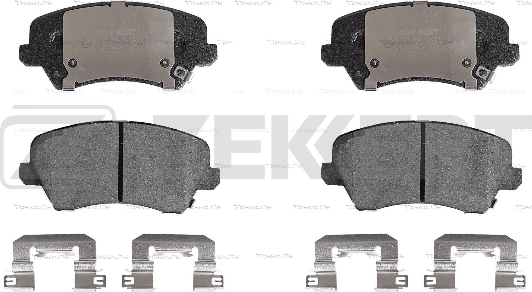 Тормозные колодки Zekkert передние для Kia Cerato III 2016-2026. Артикул BS-1297