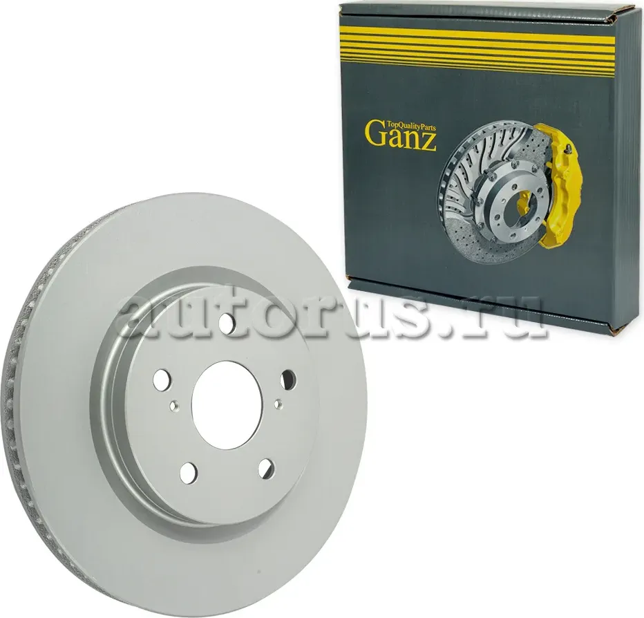 GIJ06230_Диск тормозной передний с покрытием TOYOTA Camry 17- Rav4 18- GANZ GIJ0. Артикул GIJ06230