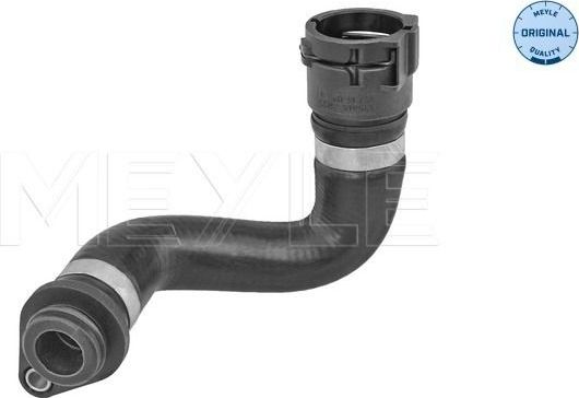 Патрубок радиатора (системы охлаждения) Meyle (EPDM (Этилен-пропиленовый каучук)). Артикул 319 222 0036