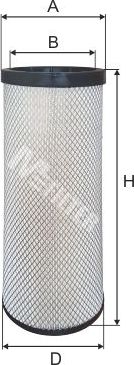 Воздушный фильтр MFilter. Артикул A 832/1