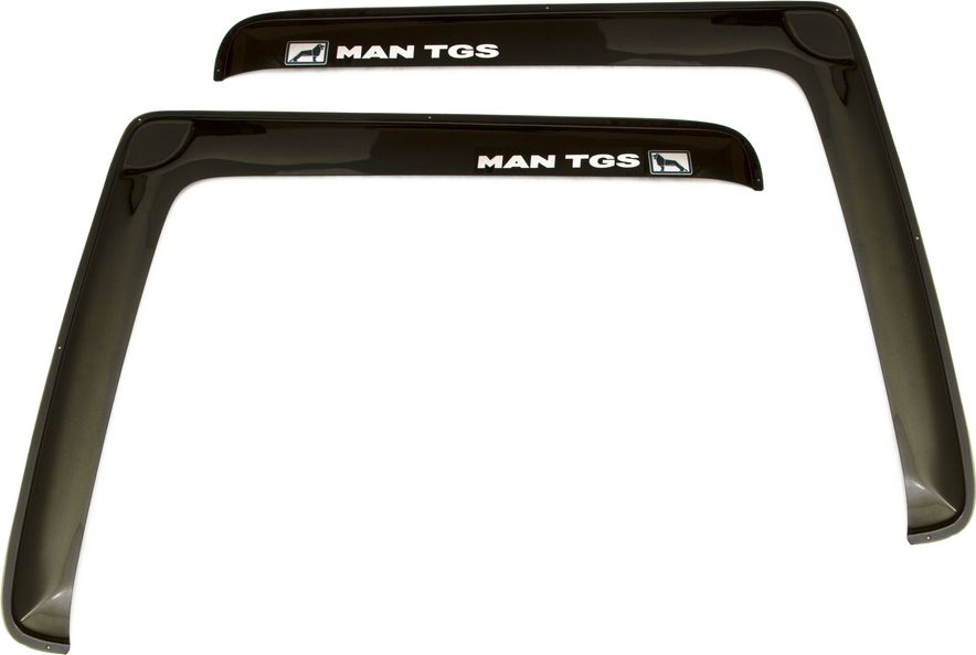 Дефлекторы REIN для окон (накладной скотч 3М) (2 шт.) MAN TGS 2007-2026 Дымчатый. Артикул REINWV859