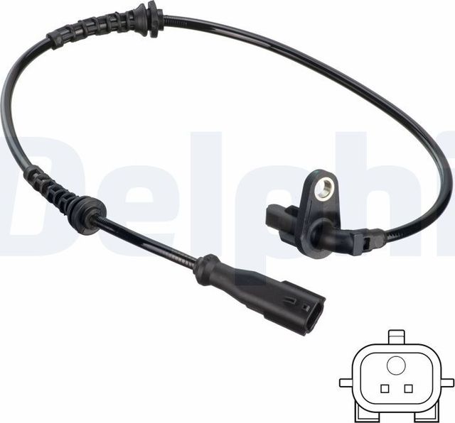 Датчик ABS Delphi для Dacia Duster I 2010-2018. Артикул SS20812
