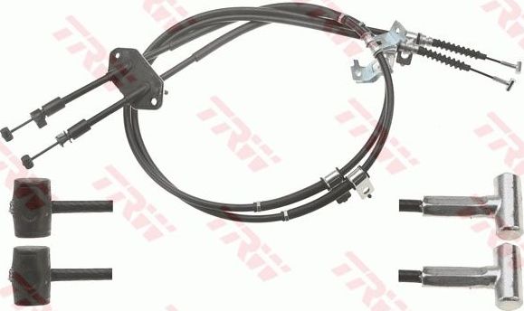 Трос ручника (тросик ручного тормоза) TRW. Артикул GCH743