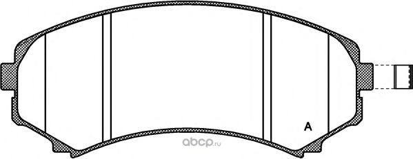 Тормозные колодки Mitsubishi. Артикул MN116445