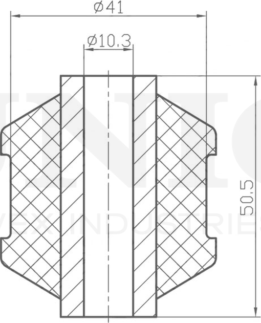 Сайлентблок амортизатора (Unio). Артикул RMP-20240