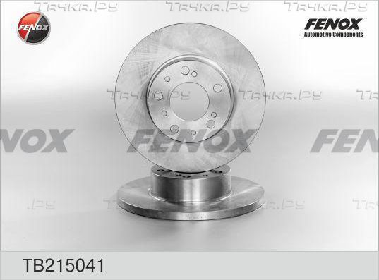 Тормозной диск Fenox передний для Fiat Ducato I 1982-1994. Артикул TB215041