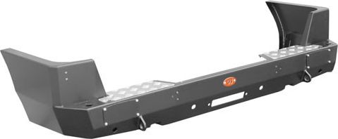 Бампер силовой OJ задний под лебёдку с возможностью установки калиток для УАЗ Patriot 2005-2014. Артикул 03.104.01