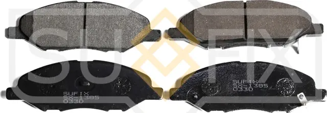 Колодки тормозные дисковые | перед прав/лев | (Sufix). Артикул SX-1385