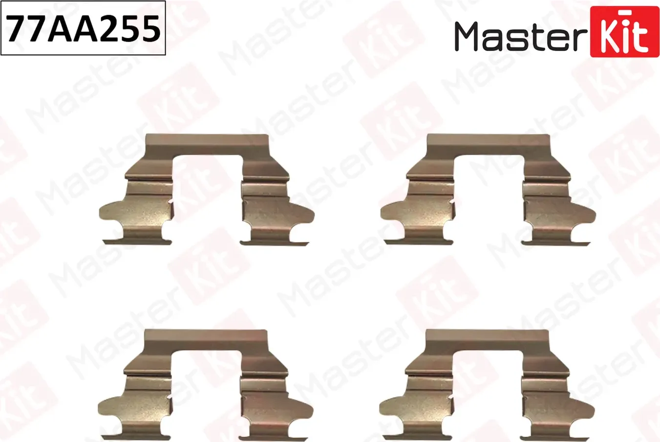 Комплект монтажный тормозных колодок (Master KIT). Артикул 77AA255