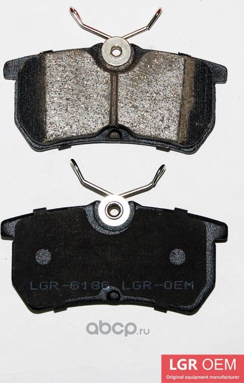 Колодки тормозные (зад.) LGR-OEM LGR-6186 (1075565) для а/м FORD FOCUS. Артикул LGR6186