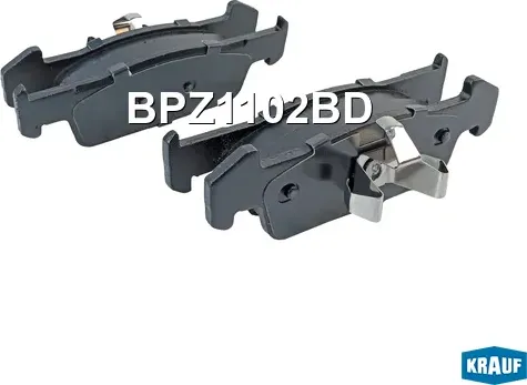 Колодки тормозные дисковые (Krauf). Артикул BPZ1102BD